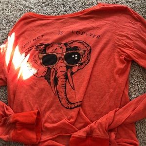 Wild fox long sleeve lightweight shirt!